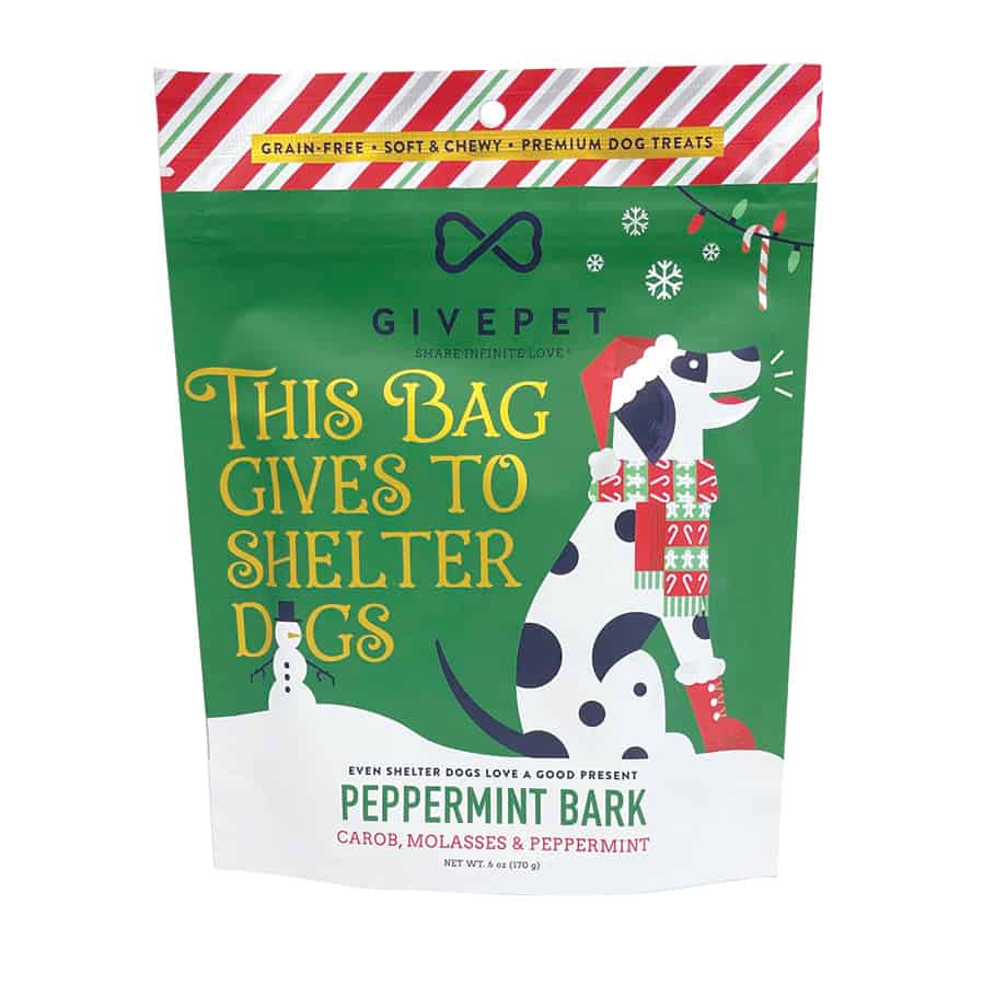 GivePet® Peppermint Bark Dog Treats 6 oz