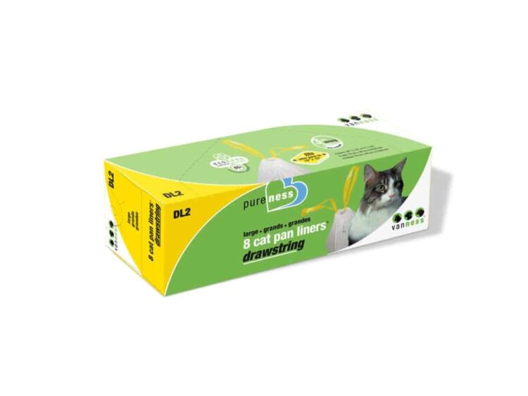 Van Ness Drawstring Cat Litter Pan Liners 8 Ct