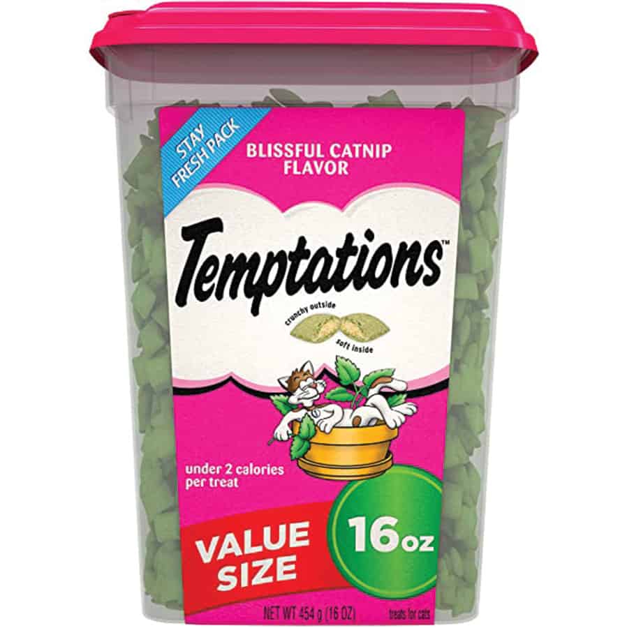 Temptations Blissful Catnip Flavor Cat Treats 16 oz