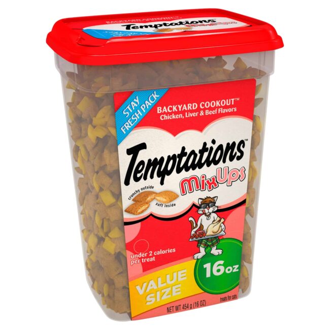 Temptations Mixups Backyard Cookout Cat Treats 16 oz
