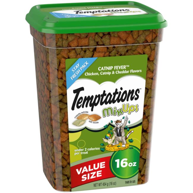 Temptations Mixups Catnip Fever Cat Treats 16 oz