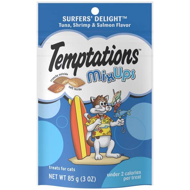 Temptations Mixups Surfers Delight Cat Treats 3 oz