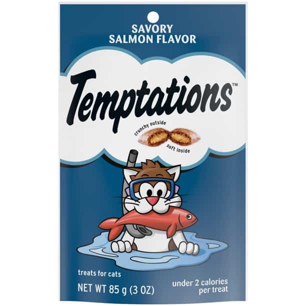Temptations Savory Salmon Cat Treats 3 oz