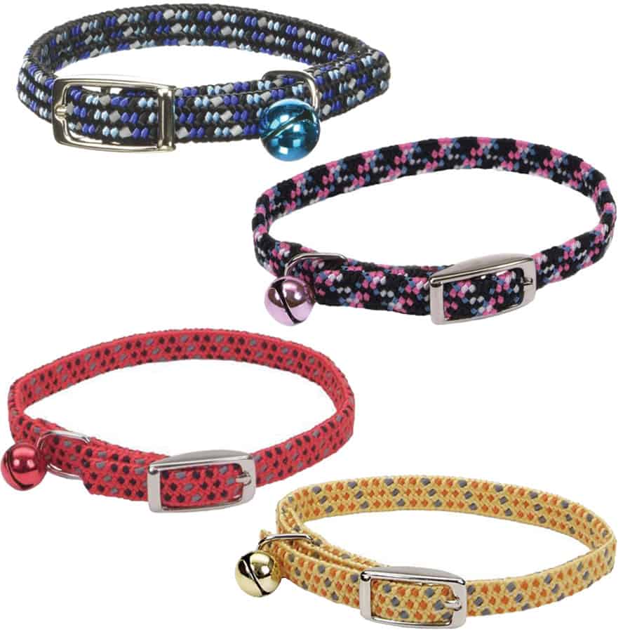 Li'l Pals Elasticized Safety Kitten Collar with Reflective Threads
