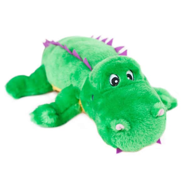Zippypaws Grunterz Alvin the Alligator Dog Toy