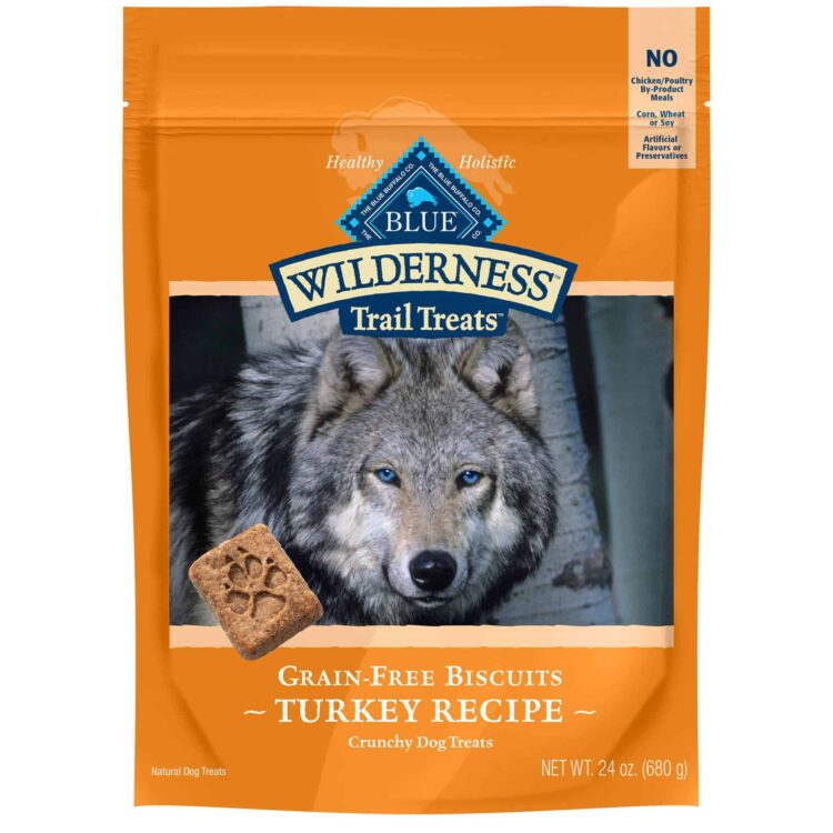 BLUE Wilderness Trail Treats Biscuits Turkey Recipe 10 oz