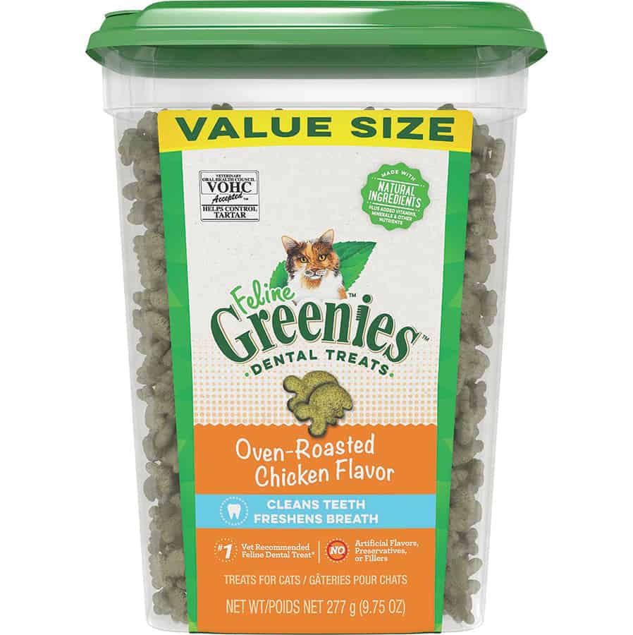 Feline Greenies Dental Treats Chicken 9.75 oz