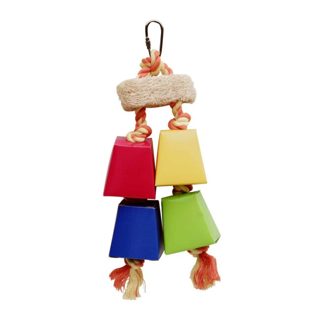 Living World Junglewood Festive Favors Double Rope Bird Toy