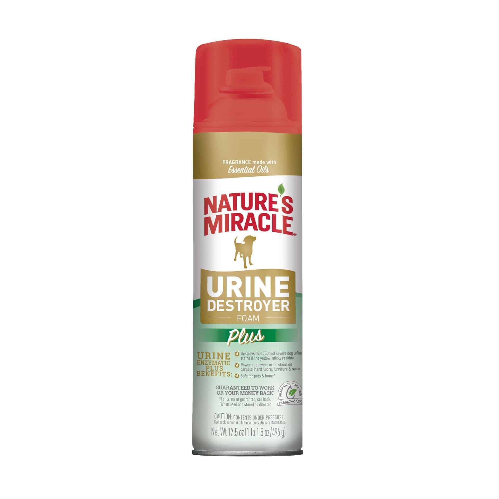 Nature's Miracle Urine Destroyer Plus Foam Spray 17.5 oz