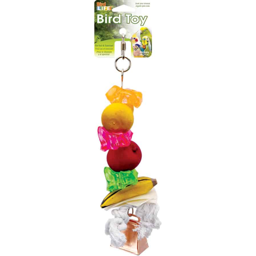 Penn-Plax Fruit Kabob Bird Toy Large