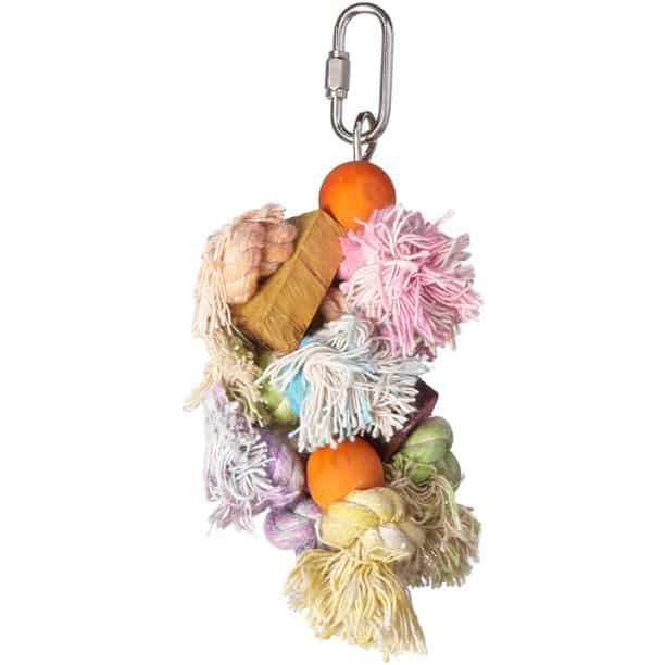 Penn-Plax Shaggy Kabob Bird Toy Small