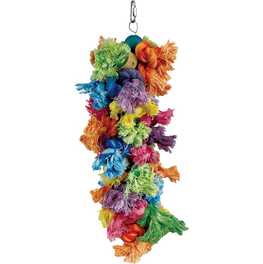 Penn-Plax Shaggy Kabob Bird Toy X-Large