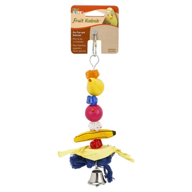 Penn-Plax Fruit Kabob Bird Toy Medium