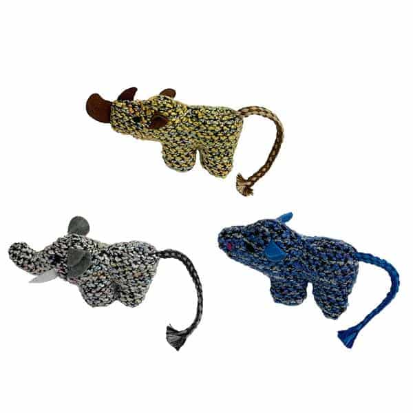 Multipet Assorted Berber Animal Cat Toy
