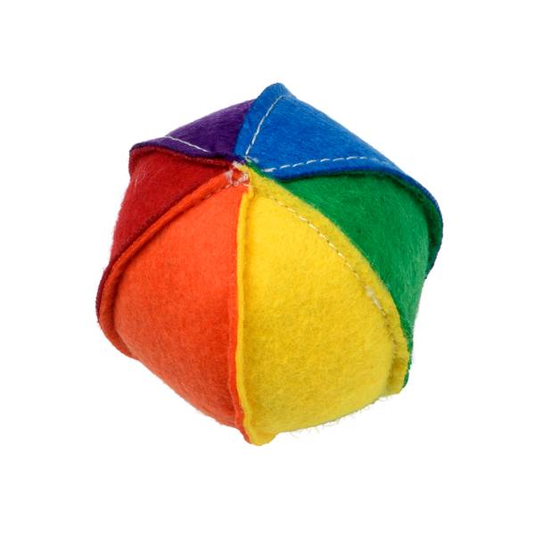 Multipet Felt Beach Ball Cat Toy
