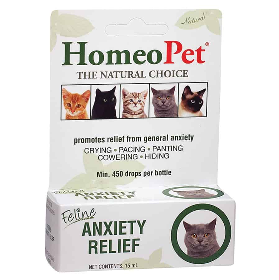 Homeopet Feline Anxiety Relief Supplement Drops 15 mL