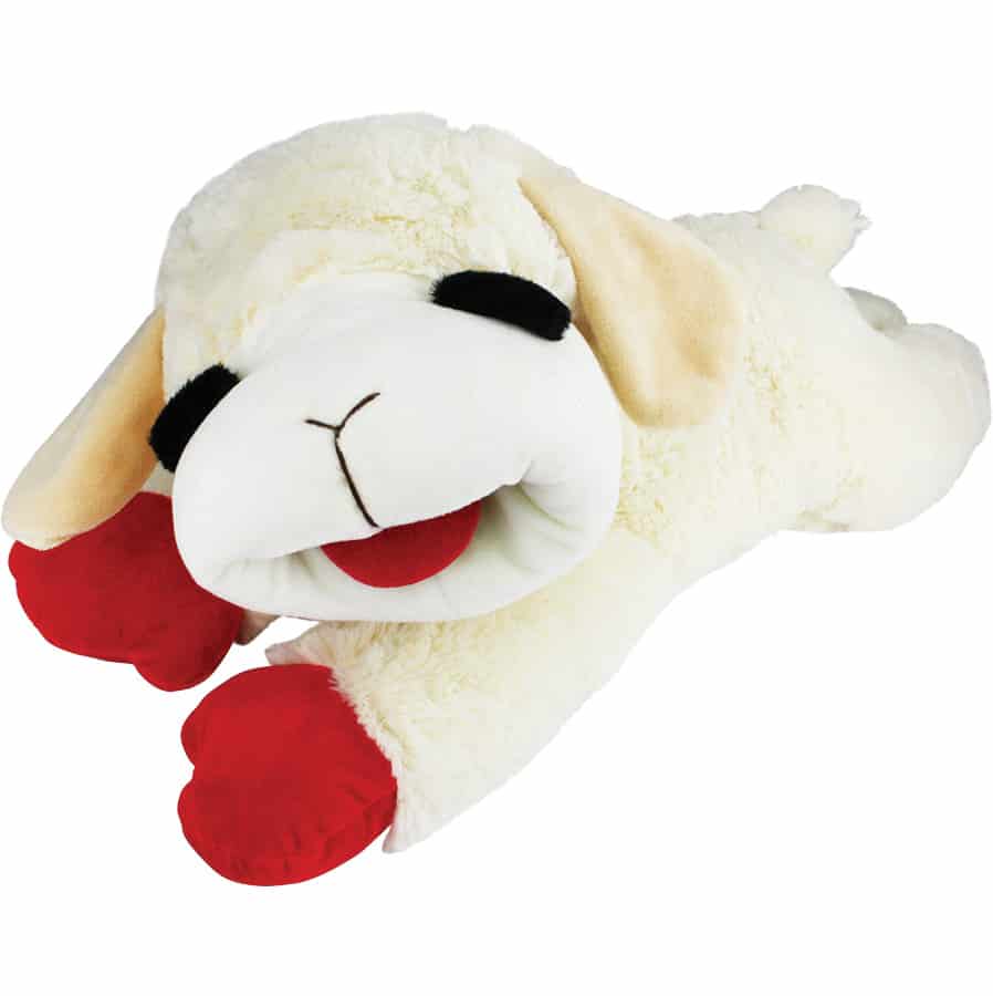 Jumbo Lamb Chop Plush Dog Toy 24"