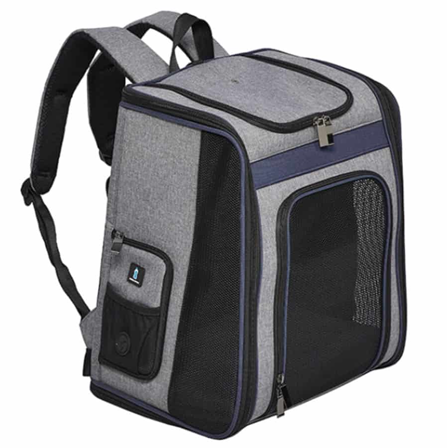 MidWest Day Tripper Gray Backpack for Pets