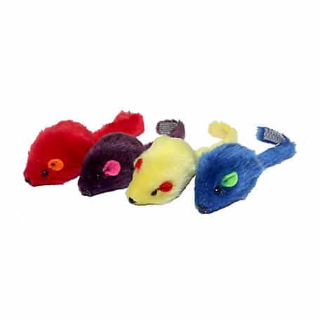 Multipet Multicolored Mice 4 Ct