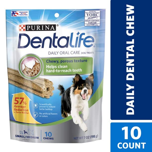 Purina DentaLife Oral Care Chews for Small & Medium Dogs 10 Ct