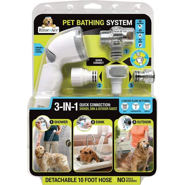 Rinse Ace 3-in-1 Pet Bathing System Attachment