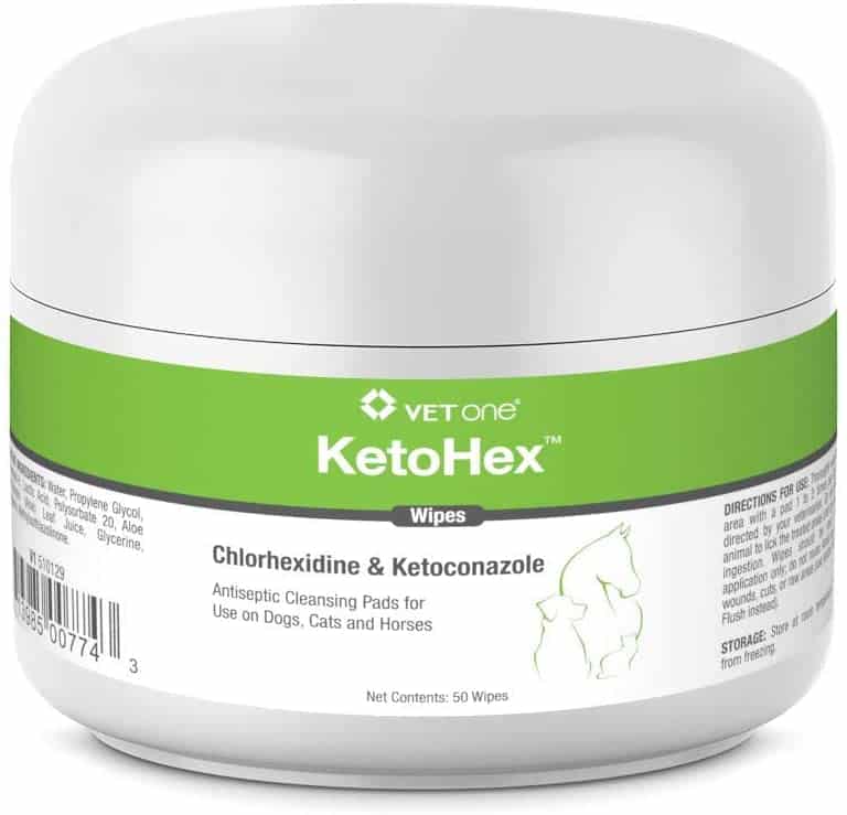 Vet One KetoHex Cleansing Wipes 50 Ct