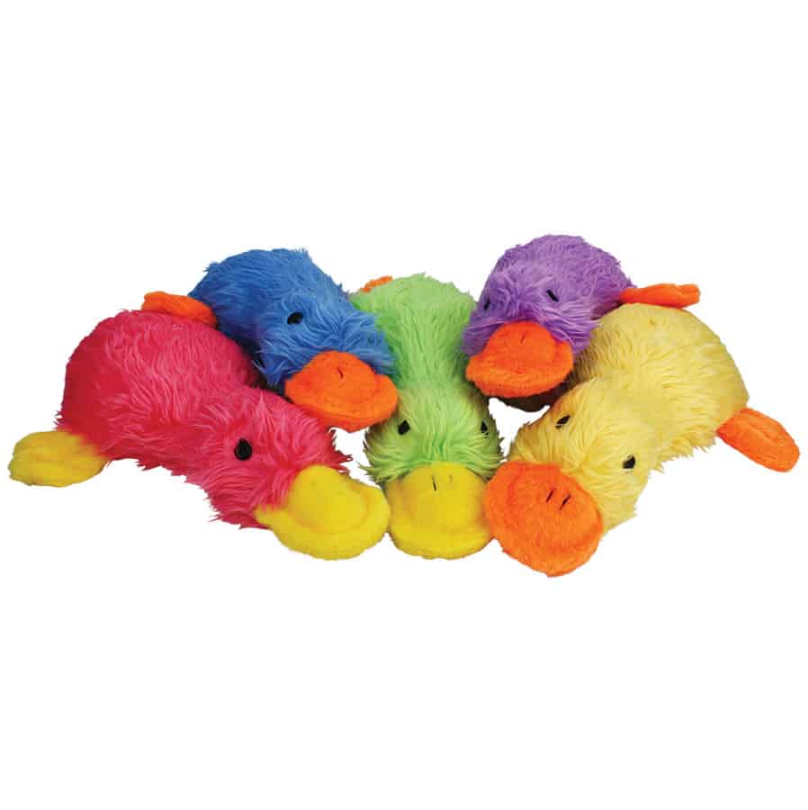 Multipet Assorted Duckworth Plush Dog Toy 13"