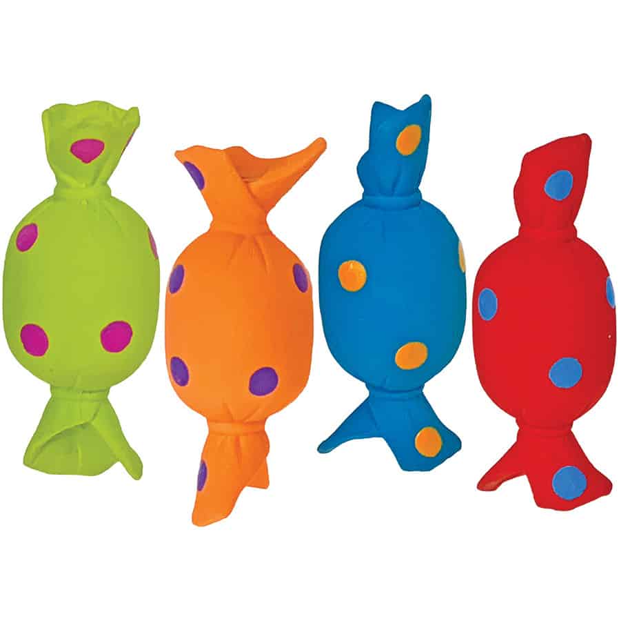 Multipet Latex Candy 5" Assorted Dog Toy