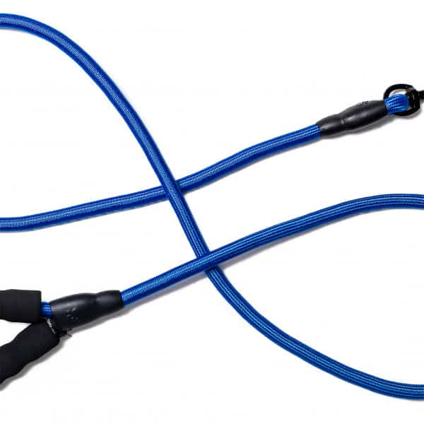Bark Appeal Rope Leash 6' Blue