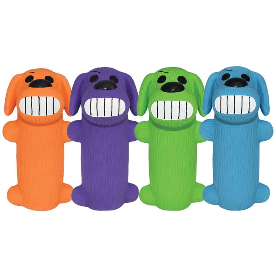 Minipet Loofa Latex Dog Squeaky Assorted Small Dog Toy