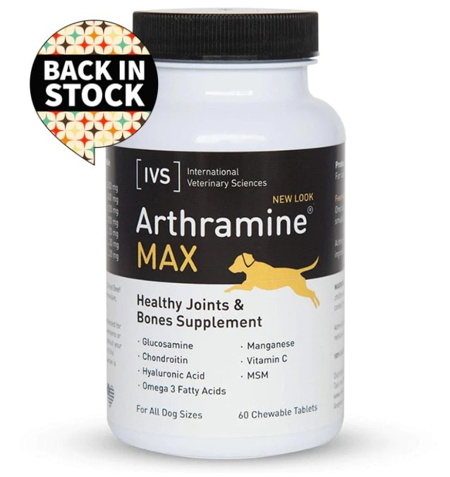 Arthramine MAX Joint Care Dog Supplement 60 Ct