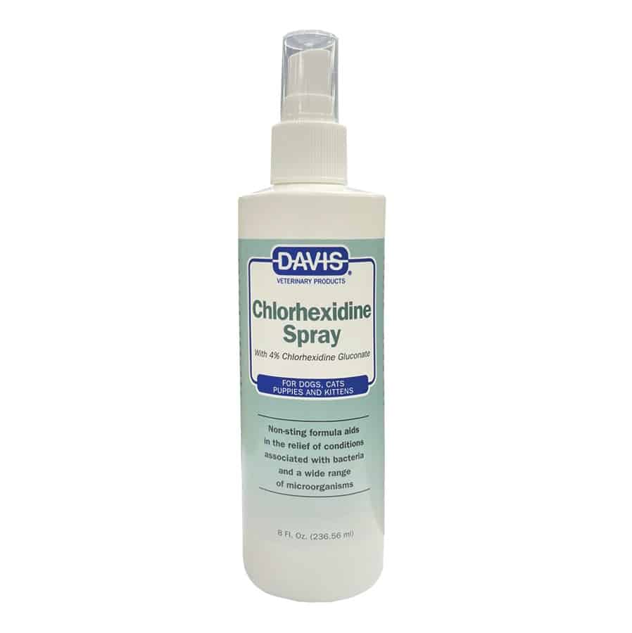 Davis Chlorhexidine Spray 4% Chlorhexidine Gluconate 8 oz