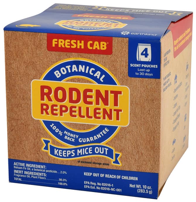 Fresh Cab Rodent Repellent 4 x 10 oz Pouches