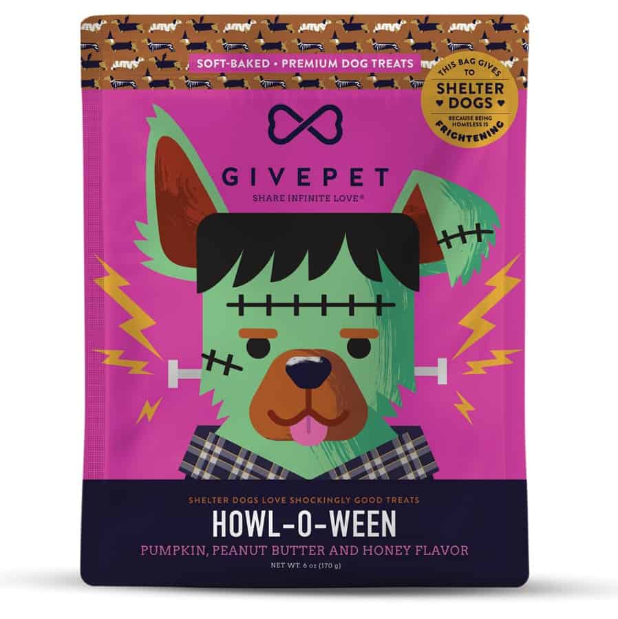 Givepet Howl-O-Ween Soft Baked Dog Treats 6 oz