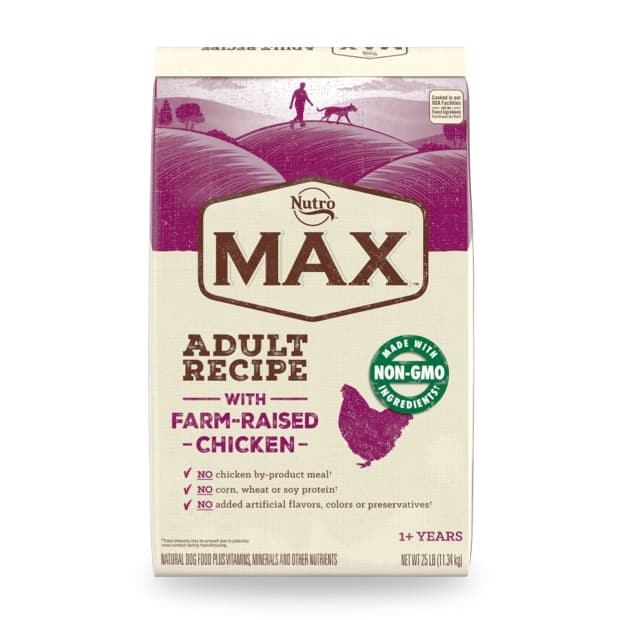 Nutro MAX Adult Dog Food Chicken Recipe 4 lb