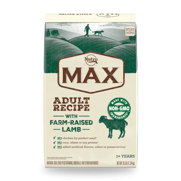 Nutro MAX Adult Dog Food Lamb Recipe 25 lb