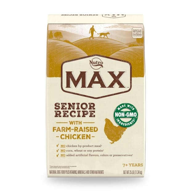 Nutro MAX Senior Dog Food Chicken Recipe 25 lb