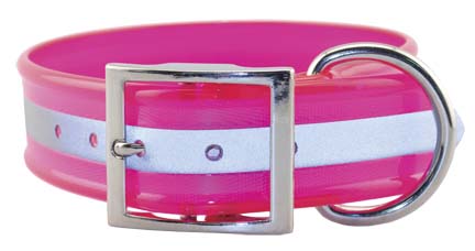 SunGlo Reflective Neon Dog Collar 1.5" Wide