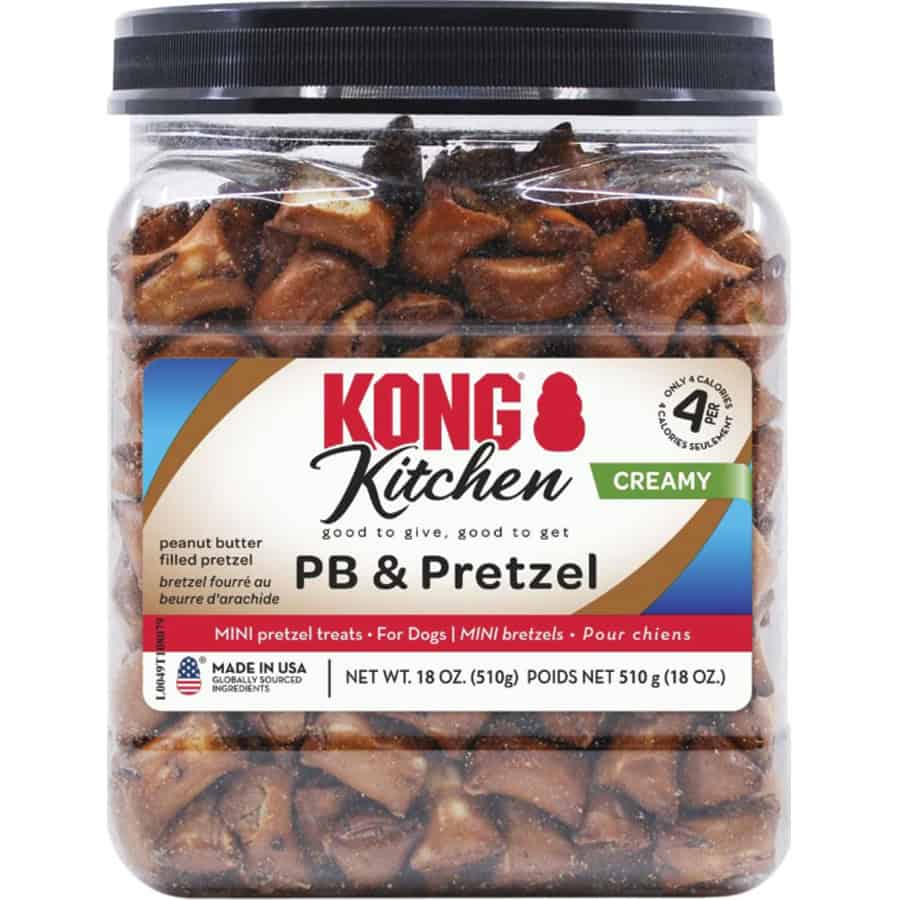 KONG Kitchen PB & Pretzel Dog Treats 18 oz