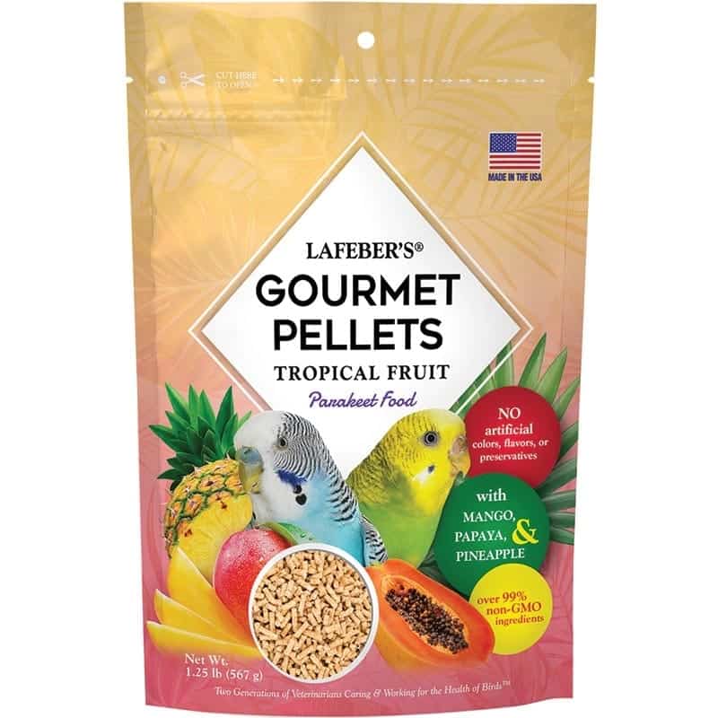 Lafeber's Parakeet Tropical Fruit Gourmet Pellets 1.25 lb