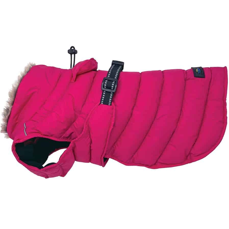 Doggie Design Alpine Extreme Weather Puffer Coat Pink Peacock