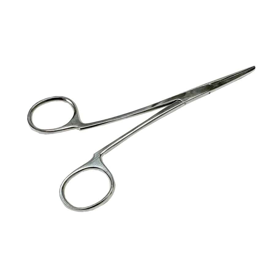 Kelly Forceps Stainless Steel Pet Hair Puller Straight 5.5"