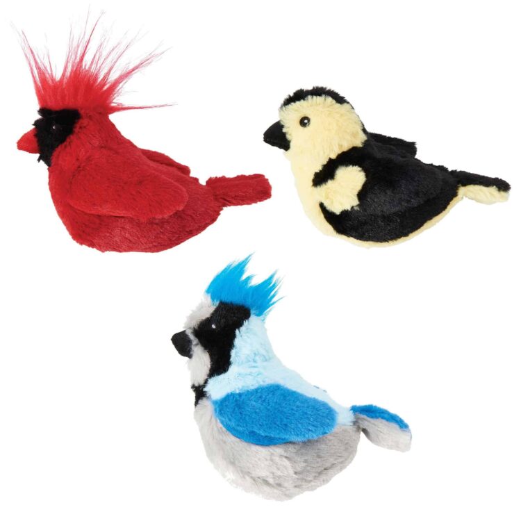 SPOT Assorted Song Birds Cat Toy