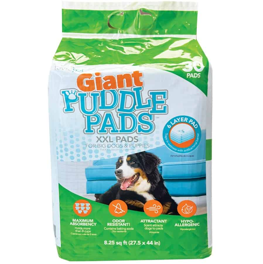 Tevra Giant Puddle Pads Training Pads for Dogs 30 Ct