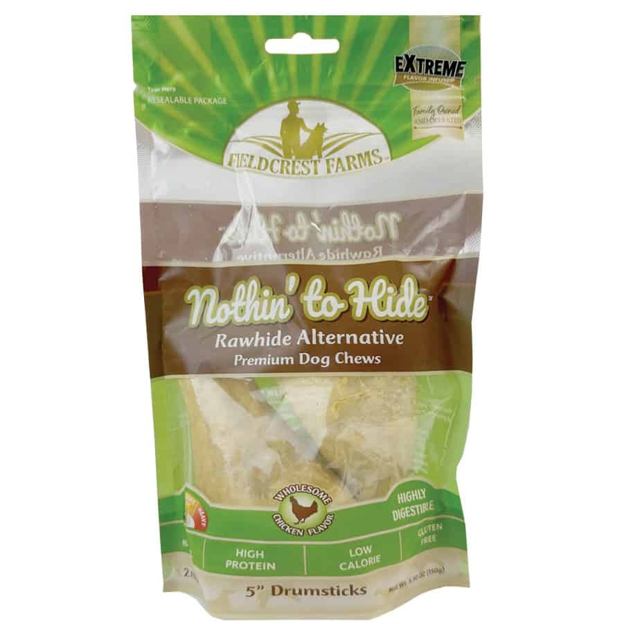 Nothin' to Hide 5" Drumsticks Premium Dog Chews 2 Ct