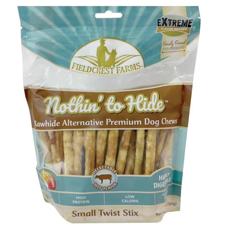 Nothin' to Hide 5" Small Twist Sticks Premium Dog Chews 50 Ct
