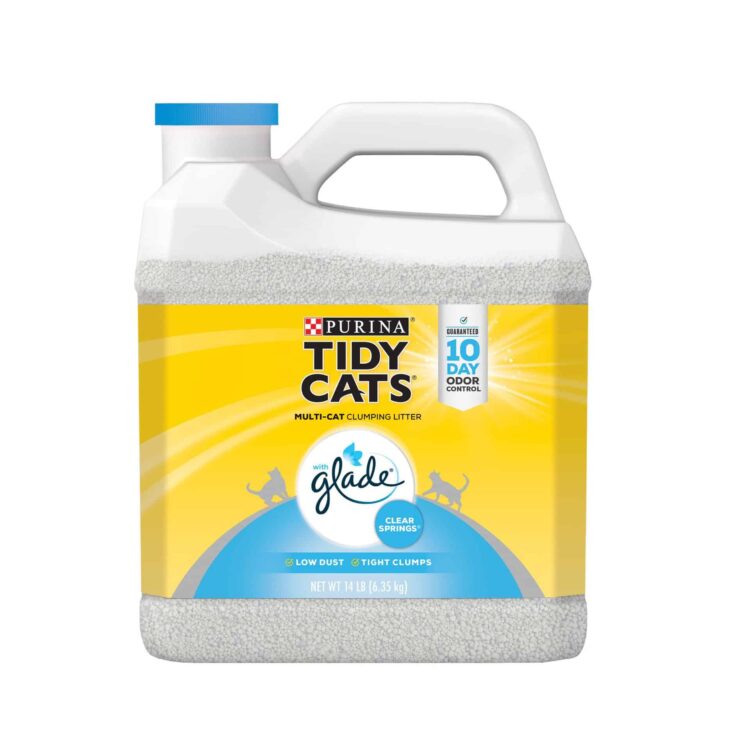 Tidy Cats Multi Cat Clumping Litter with Glade 14 lb