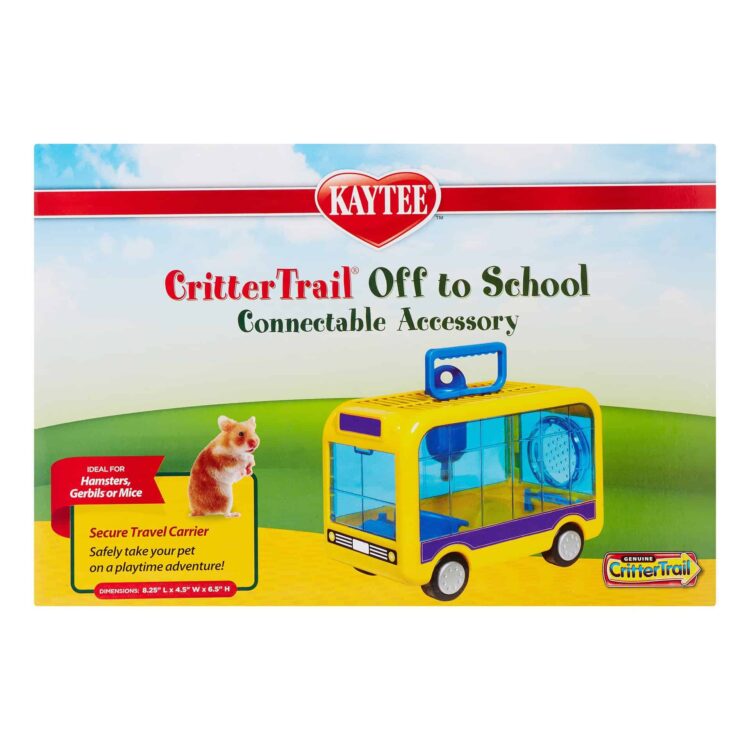Kaytee CritterTrail Off to School Travel Carrier & Connecting Accessory