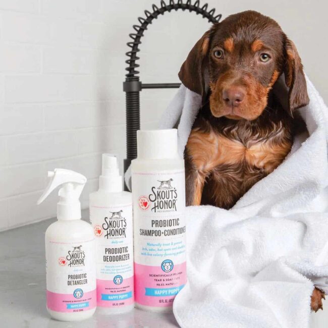 Skout's Honor Happy Puppy Probiotic Shampoo & Conditioner 16 oz