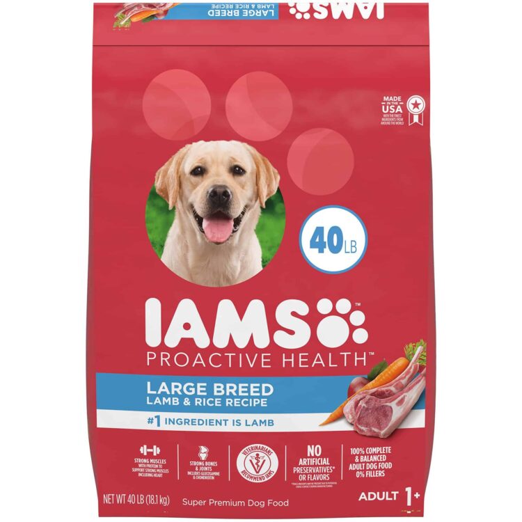 IAMS Adult Large Breed Lamb & Rice Dog Food 40 lb